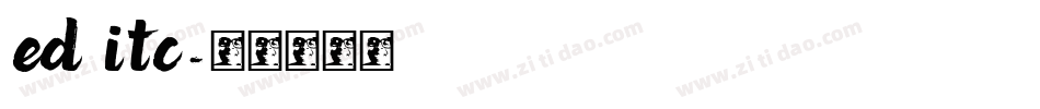 Ed ITC字体转换